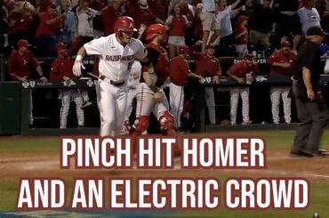 arkansas beats nebraska in the 8th and the crowd is electric a breakdown youtube thumbnail