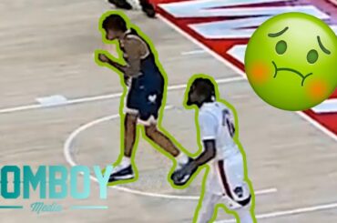 basketball player pukes on opponent a breakdown youtube thumbnail