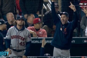 bregman hits a grand slam in game 4 of the world series and cole isnt amused a breakdown youtube thumbnail
