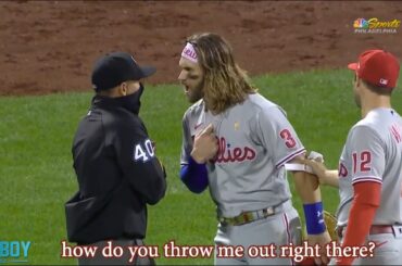 bryce harper gets ejected after telling ump to be a professional a breakdown youtube thumbnail