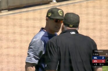 craig counsell gets ejected for telling the home plate ump to watch the game a breakdown youtube thumbnail