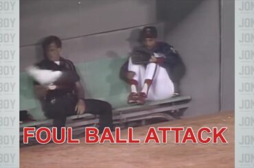 david hulse fouls four pitches in a row into the angels dugout a breakdown youtube thumbnail