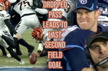 devastating dropped pass leads to bengals win a breakdown youtube thumbnail