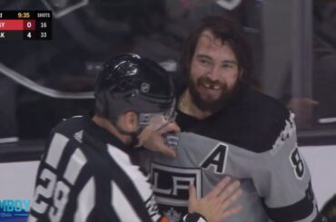 drew doughty and matthew tkachuk start a dog pile a breakdown youtube thumbnail