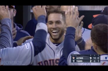 george springer hits an inside the park homer in detroit a breakdown youtube thumbnail