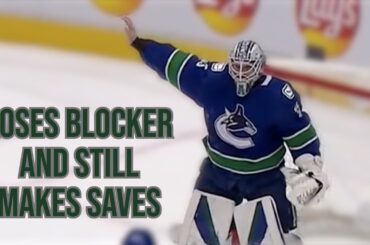 goalie makes three saves while barehanded a breakdown youtube thumbnail