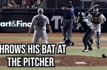 hitter throws his bat at pitcher a breakdown youtube thumbnail