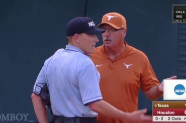 home plate umpire goes completely brainless in this texas vs houston softball game a breakdown youtube thumbnail