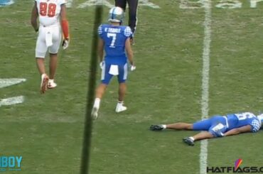 kentucky player gets pushed and fakes dead a breakdown youtube thumbnail