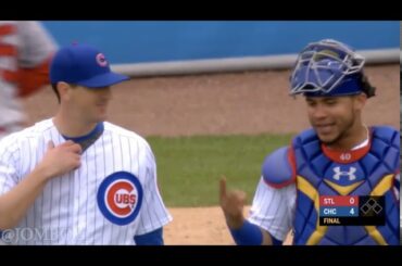 kyle hendricks throws an 81 pitch complete game shut out and celebrates accordingly a breakdown youtube thumbnail