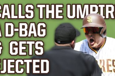 machado calls the ump a d bag and gets ejected a breakdown youtube thumbnail