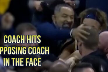michigan coach hits wisconsin coach in the face a breakdown youtube thumbnail