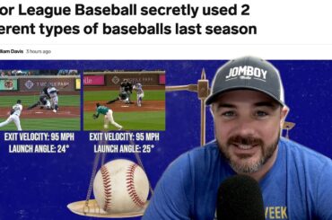 mlb used two different balls during the 2021 season a breakdown youtube thumbnail