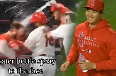 ohtani with the perfect water bottle spray a breakdown youtube thumbnail