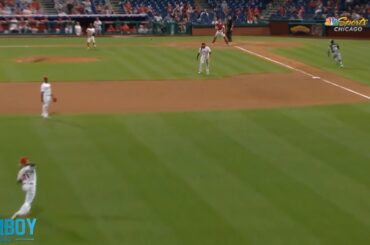 phillies starting pitcher vince velasquez plays the of and throws out a runner a breakdown youtube thumbnail