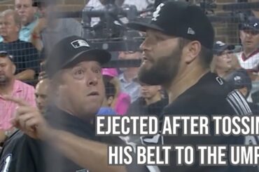 pitcher gets ejected for tossing his belt to the ump a breakdown youtube thumbnail