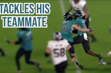 player tackles his own teammate a breakdown youtube thumbnail