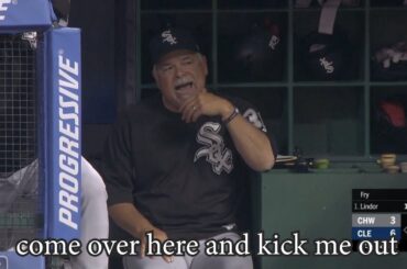 rick renteria makes the ump walk over to him to kick him out a breakdown youtube thumbnail