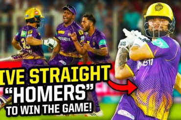 rinku hits 5 straight sixes to win it for kkr a breakdown youtube thumbnail