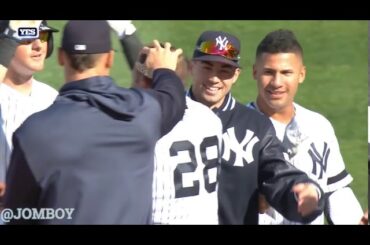 romine hits the walk off and the yankees celebrate a breakdown youtube thumbnail