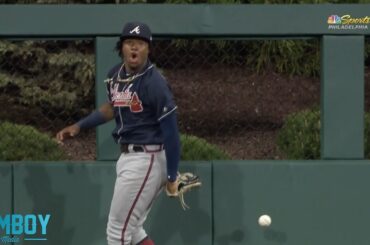 ronald acuna jr robs kingerys home run but turns it into an inside the parker a breakdown youtube thumbnail