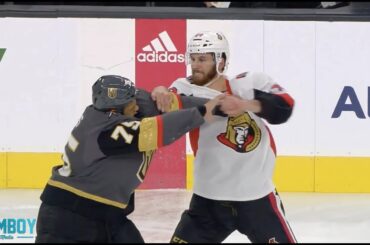 ryan reaves waits patiently and casually blocks a punch in a fight with scott sabourin a breakdown youtube thumbnail