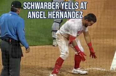 schwarber loses his mind on angel hernandez a breakdown youtube thumbnail