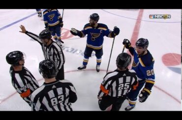 sharks win in ot and the blues threaten to murder the refs a breakdown youtube thumbnail