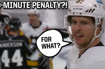 sidney crosby gets a game misconduct for doing nothing a breakdown youtube thumbnail