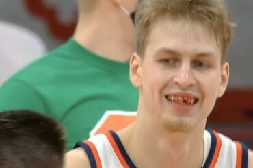 syracuse player chips tooth in half but stays in game a breakdown youtube thumbnail