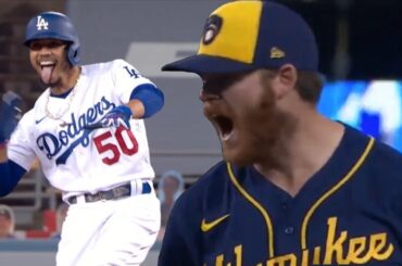 the dodgers take the lead and brandon woodruff gets ejected a breakdown youtube thumbnail