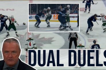 two fights at center ice at the same time a breakdown youtube thumbnail