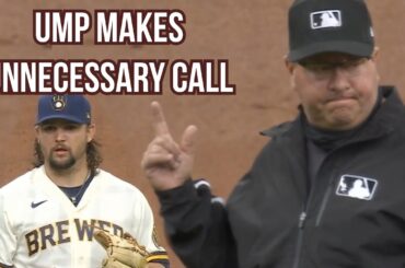 ump makes an incredibly unnecessary call a breakdown youtube thumbnail