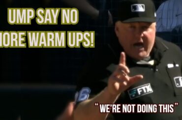 ump steps in front of plate to stop warm up pitches a breakdown youtube thumbnail