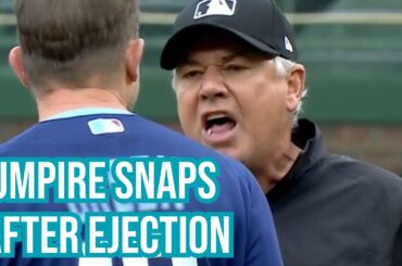 umpire goes off on manager after ejecting him a breakdown youtube thumbnail