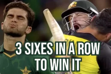 Australia beats Pakistan with sixes in a row, a breakdown