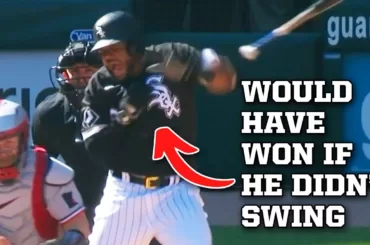 game winning hit by pitch negated by swing, a breakdown