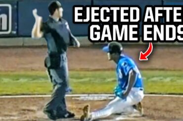 Pitcher ejected after game ends a breakdown