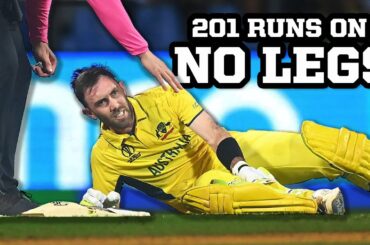 Glenn Maxwell delivers greatest batting performance ever with no legs a breakdown